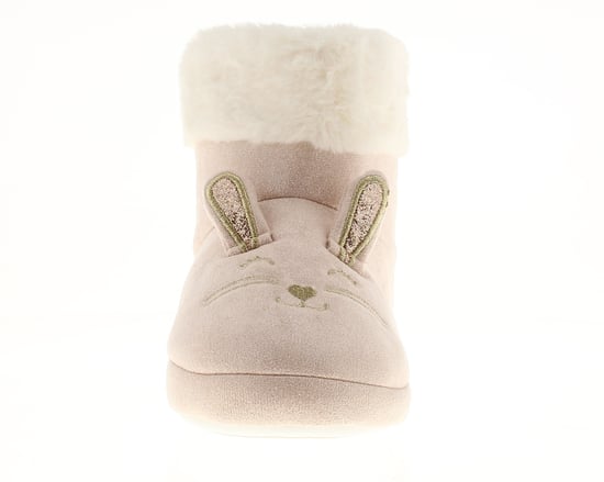Kisses Girls Bootie Slippers Dual Size starting Pink - Image 3