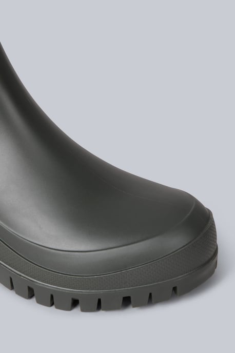 'Lolah' Women's Wellies Waterproof Cushioned Fleece Lined Wellington Rain Boots Khaki - Image 6