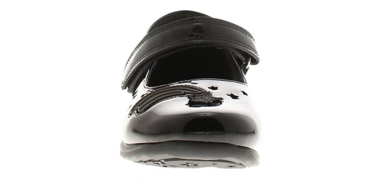 Buckle My Shoe Girls School Shoes Younger Lights Black Patent - Image 3