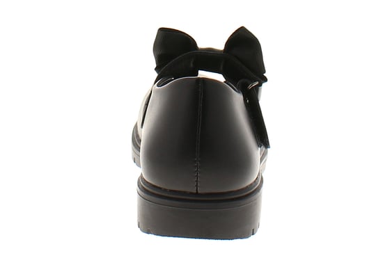 Princess Stardust Girls School Shoes Younger Candice Touch Fastening black patent - Image 4