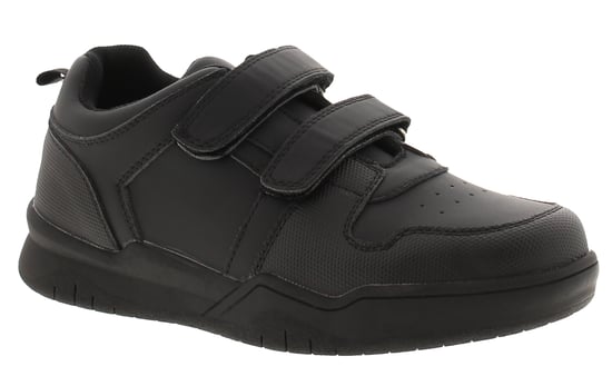 Rockstorm Boys Black School Shoes Trainers Rook black - Image 1