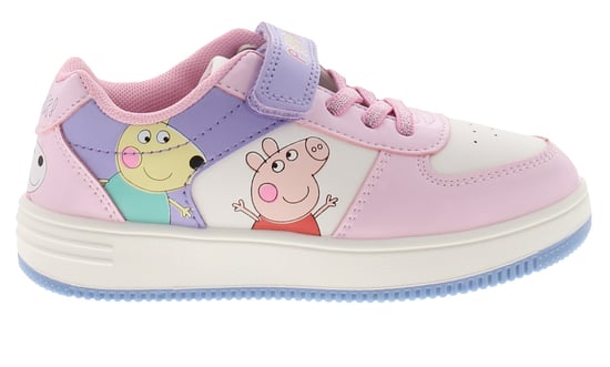 Peppa Pig Girls Trainers Viva Touch Fastening pink white purple - Image 2