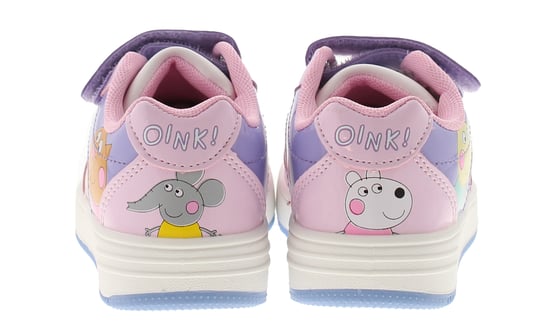 Peppa Pig Girls Trainers Viva Touch Fastening pink white purple - Image 4