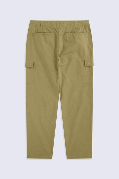 'Melbourne' Men's Cargo Trousers Lightweight Durable Cotton Twill Multi Pocket Pants Khaki - Image 2