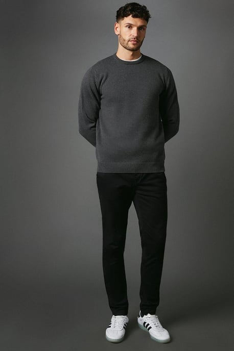 Premium Pure Cotton Crew Neck Jumper - Image 2