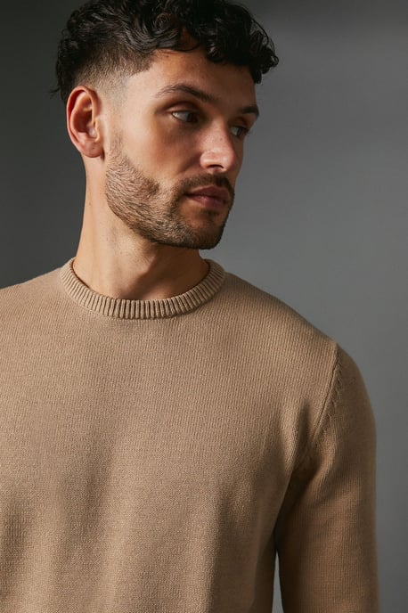 Premium Pure Cotton Crew Neck Jumper - Image 4