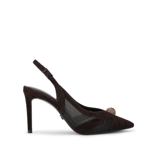 Carvela Suede Lumera Sling Court Heels - Image 1