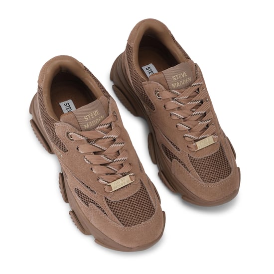 Suede Front Row Brown Suede Sneakers - Image 2