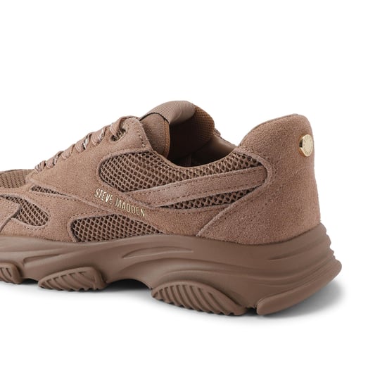 Suede Front Row Brown Suede Sneakers - Image 3