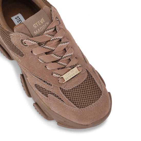 Suede Front Row Brown Suede Sneakers - Image 4