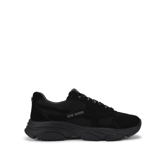 Suede Front Row Black Suede Sneakers - Image 1