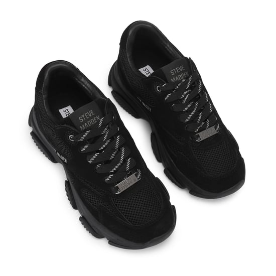 Suede Front Row Black Suede Sneakers - Image 2