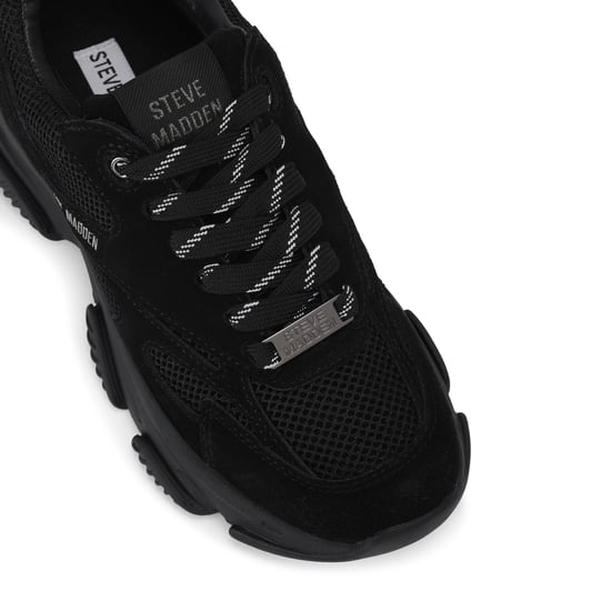 Suede Front Row Black Suede Sneakers - Image 4