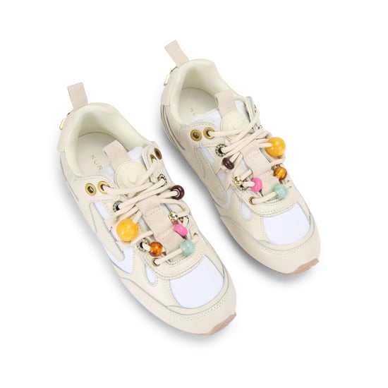 Kurt Geiger London Leather Kurt Bead Slim Runner Sneakers - Image 2