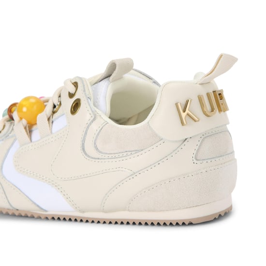 Kurt Geiger London Leather Kurt Bead Slim Runner Sneakers - Image 3