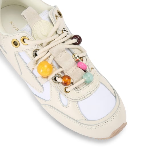 Kurt Geiger London Leather Kurt Bead Slim Runner Sneakers - Image 4