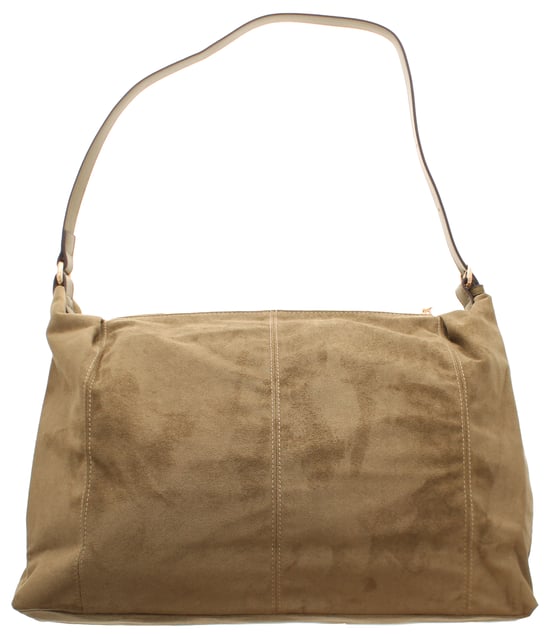 Womens Slouchy Shoulder Bag Harper Zip Fastening green - Image 1