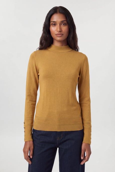 Forever Viscose Blend Knitted High Neck Jumper - Image 4