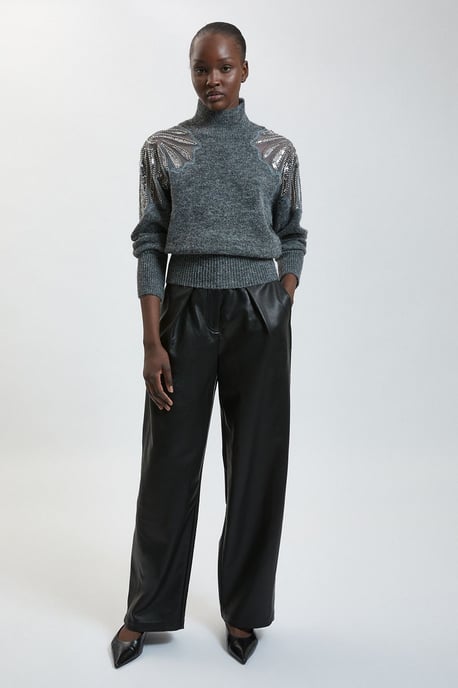 Embellished Cosy Knitted Jumper - Image 2