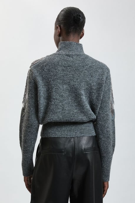 Embellished Cosy Knitted Jumper - Image 3