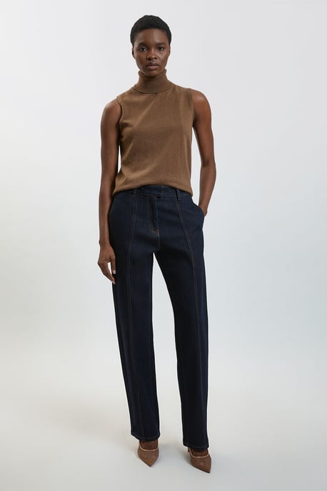 Denim Straight Leg Jean - Image 1