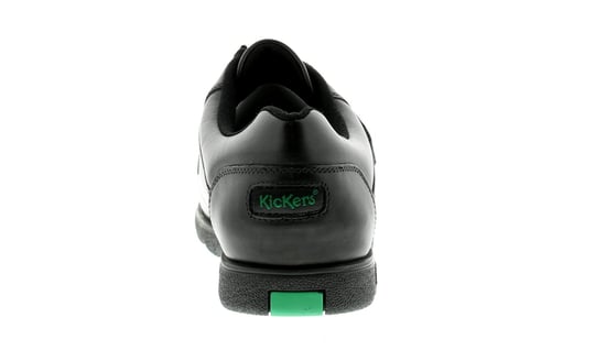 New Mens/Gents Black Kickers Fragma Touch Fastening School Shoes. - Image 4