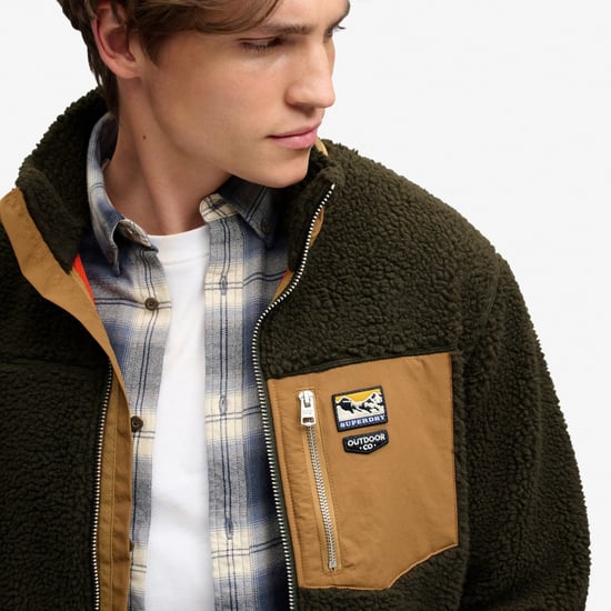 Superdry Mens Mountain Full Zip Fleece - Image 4