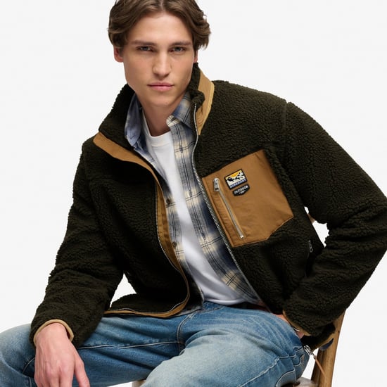 Superdry Mens Mountain Full Zip Fleece - Image 5