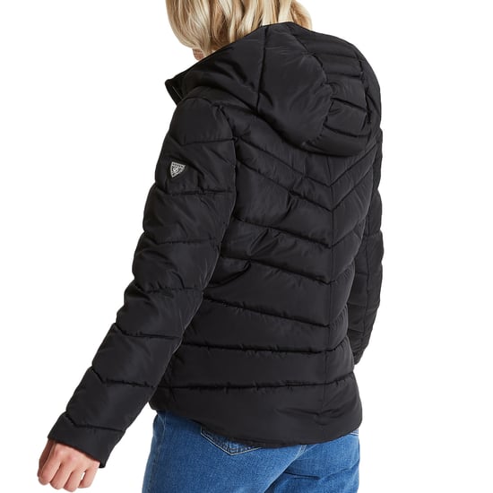 Dare 2b Womens Reputable Warm Quilted Hooded Jacket Coat - Image 2