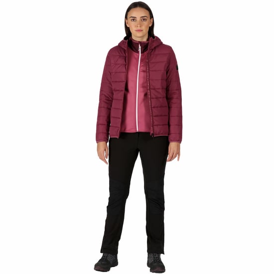 Regatta Womens Helfa Insulated Quilted Hooded Puffa Coat - Image 3