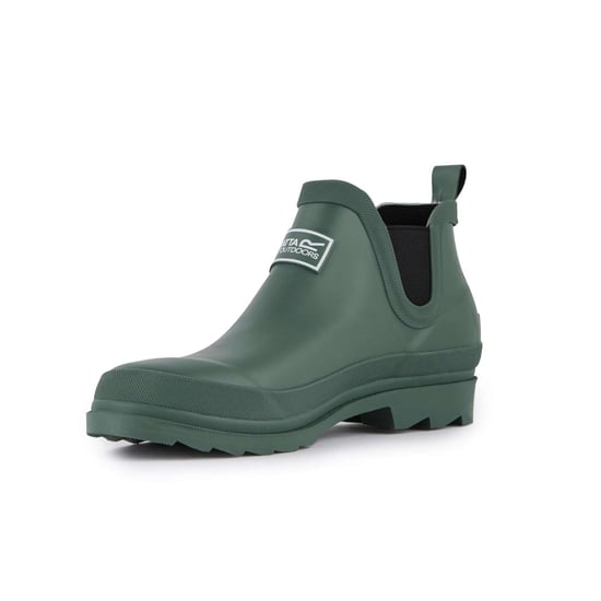 Women's Regatta Harper Rain Boots with Lug Sole in DrkForestGrn - Image 2