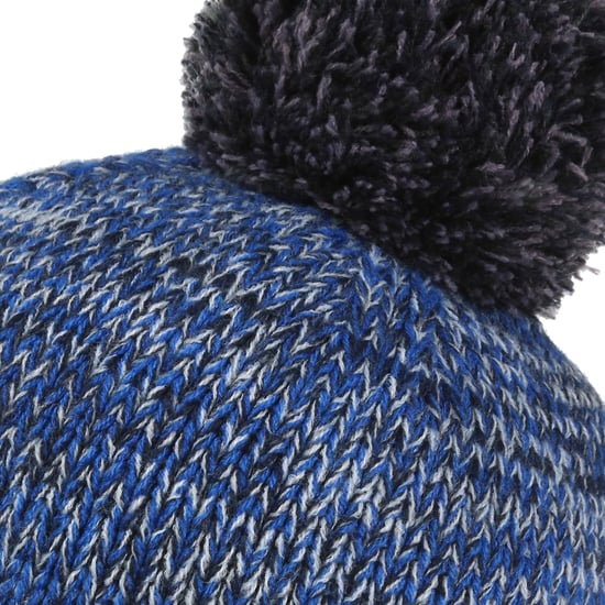 Regatta Boys Davin IV Knitted Fleece Lined Bobble Beanie Hat - Image 2