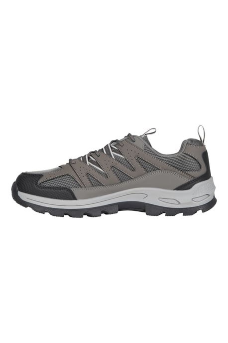'Highline II' Mens Walking Shoes Breathable EVA Cushioned Suede Mesh Upper Dark Grey - Image 4
