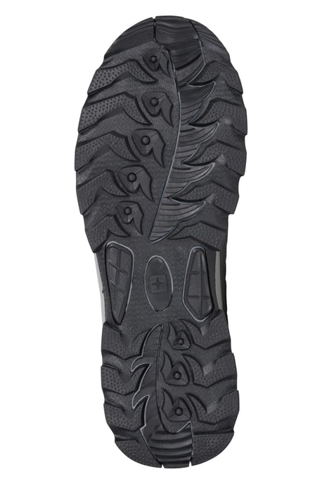 'Highline II' Mens Walking Shoes Breathable EVA Cushioned Suede Mesh Upper Dark Grey - Image 6