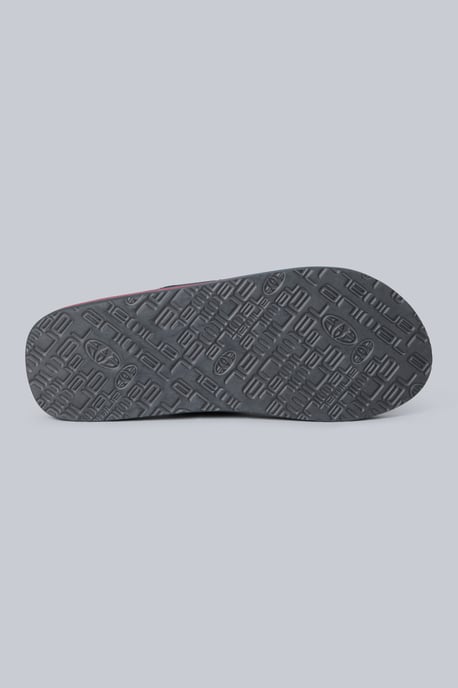 'Jekyl' Men's Flip Flops with Soft Padded Upper straps Slip-on Beach Sandals Outdoors Dark Grey - Image 6