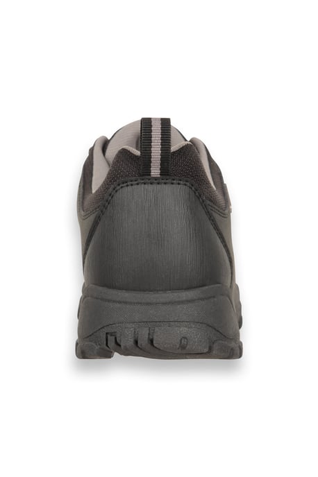 'Adventurer' Mens Waterproof Walking Shoes Mesh Lining Heel and Toe Bumpers Hiking Black - Image 4