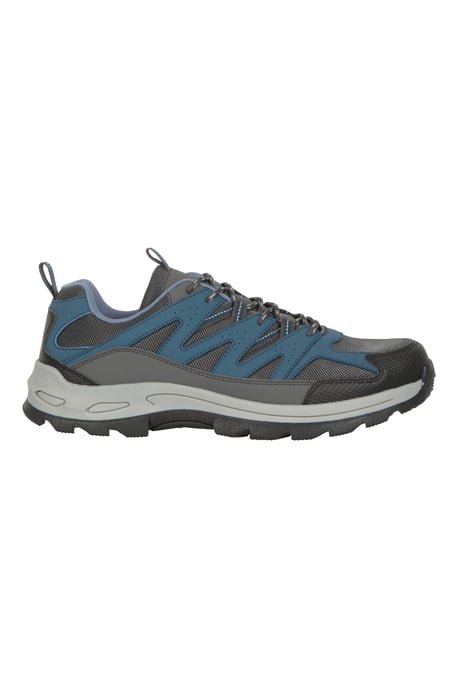 'Highline II' Mens Walking Shoes Breathable EVA Cushioned Suede Mesh Upper Navy - Image 2