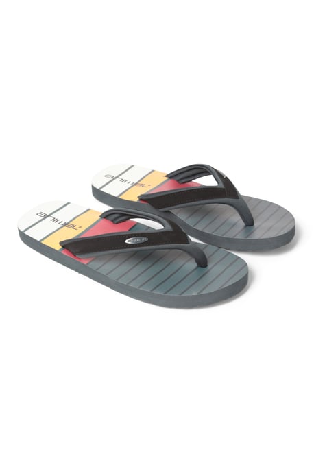 'Jekyl' Men's Flip Flops with Soft Padded Upper straps Slip-on Beach Sandals Outdoors Dark Blue - Image 6
