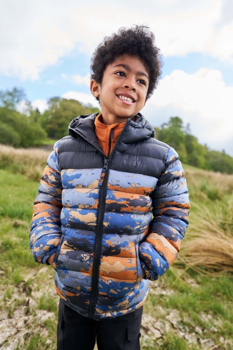 'Printed Seasons' Kids Padded Jacket Water Resistant Cosy Winter Coat - Image 2