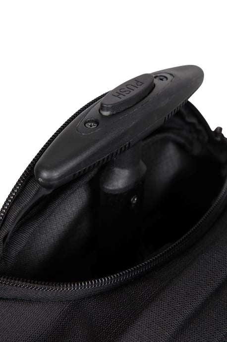 'Pioneer' Unisex Rucksack Wheelie with Detachable Daypack Travel Suitcase Black - Image 4