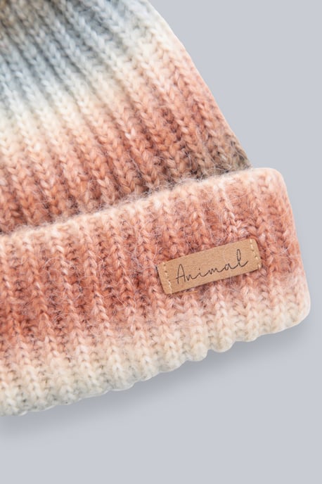'Mia' Women's Pom Pom Beanie Fleece Lined Warm Cosy Winter Hat Brown - Image 3