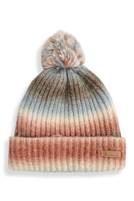 'Mia' Women's Pom Pom Beanie Fleece Lined Warm Cosy Winter Hat Brown - Image 5
