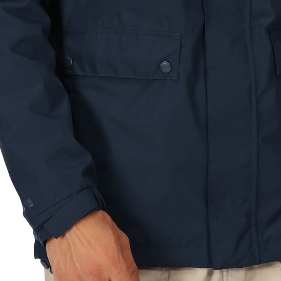 Regatta Mens Baymoor Waterproof Jacket - Navy - Image 5