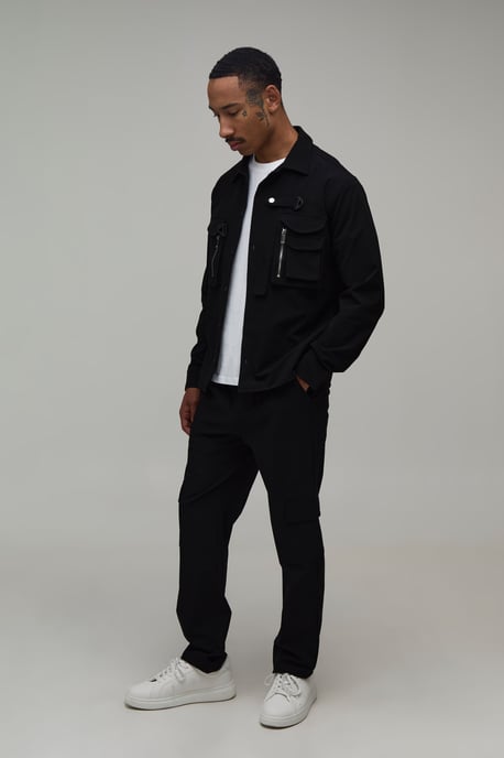 Regular Fit Technical 3d Pocket Utility Shirt - Image 4