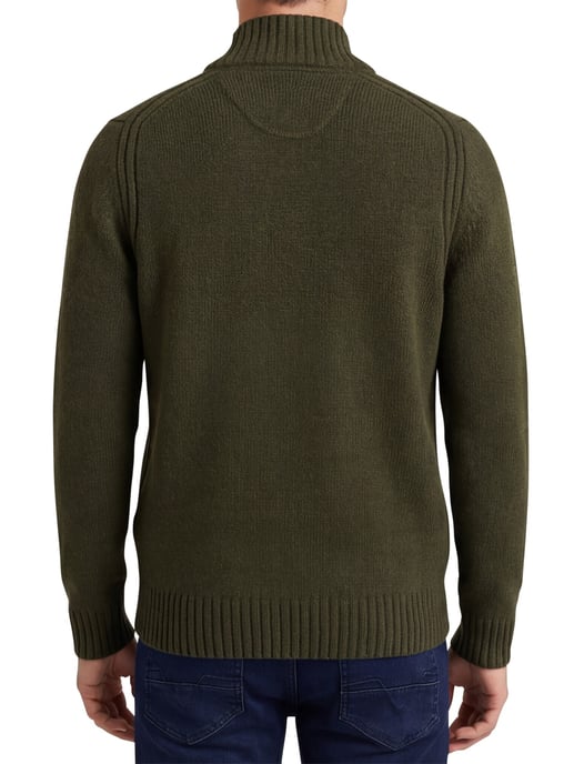 vest Brax groen gebreid wol - Image 2
