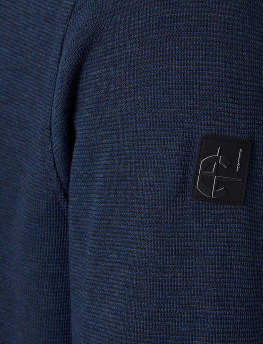 Vest Casa Moda gebreid navy normale fit rits - Image 4