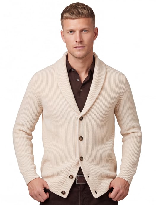 vest Profuomo creme - Image 1
