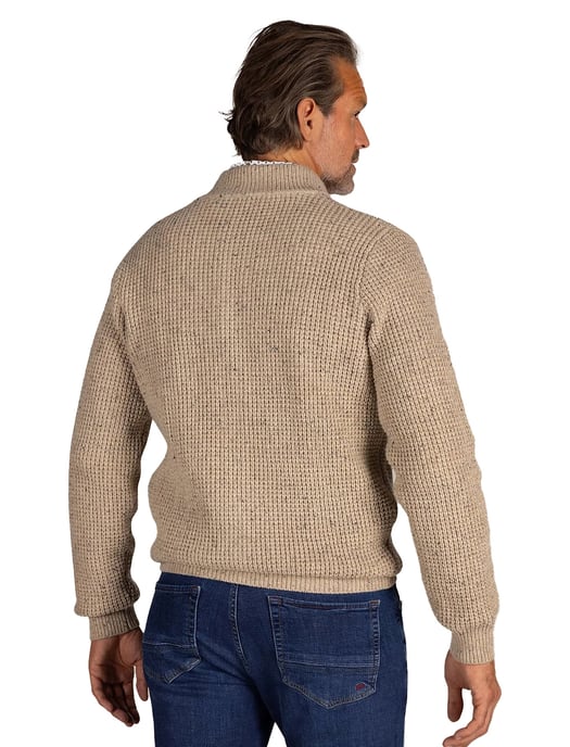New Zealand vest effen beige normale fit - Image 2