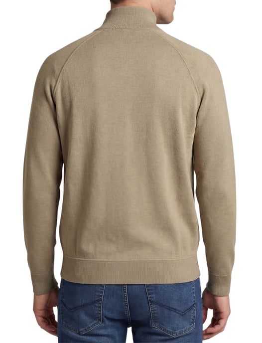 BOSS Black H-Idino vest khaki katoen regular fit zonder capuchon - Image 4