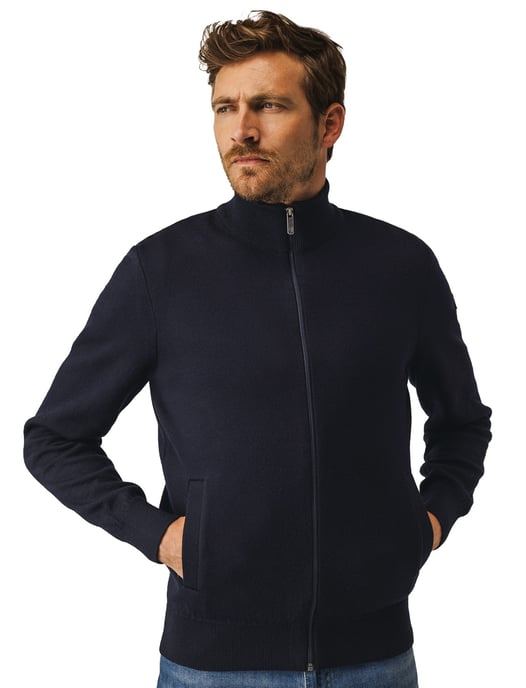 vest State of Art Regular Fit donkerblauw - Image 1